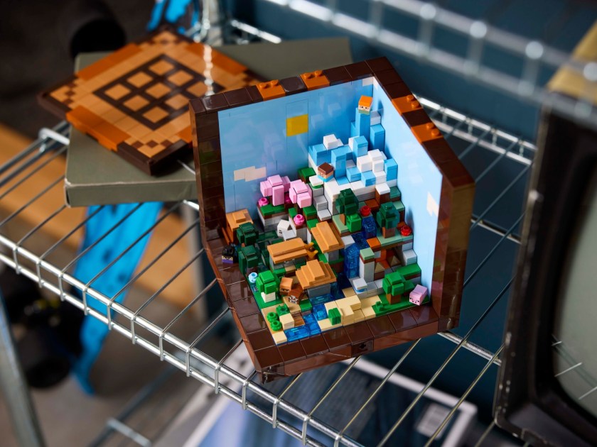 lego minecraft the crafting table