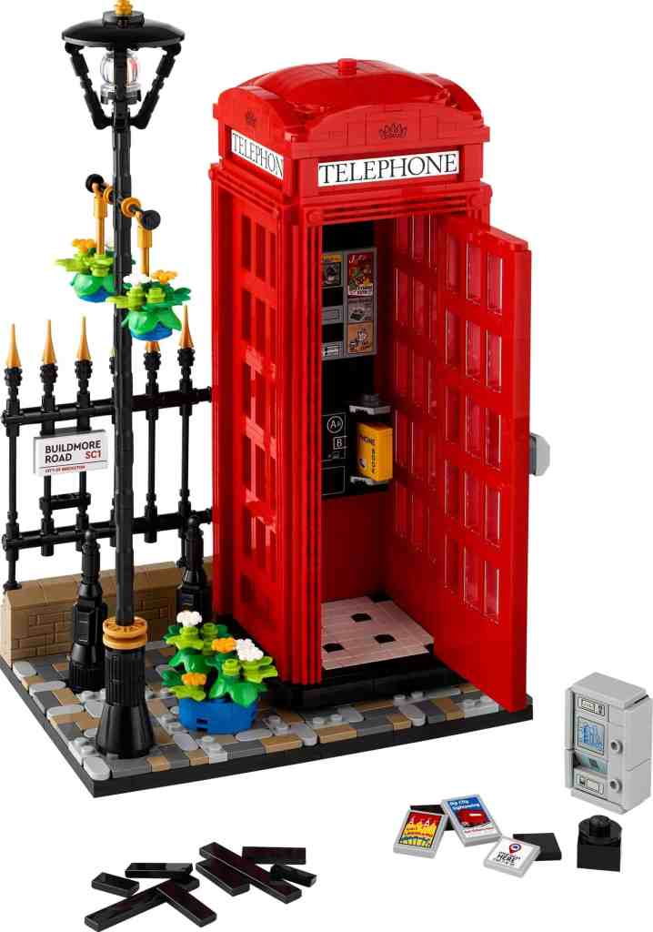 lego ideas red london telephone box