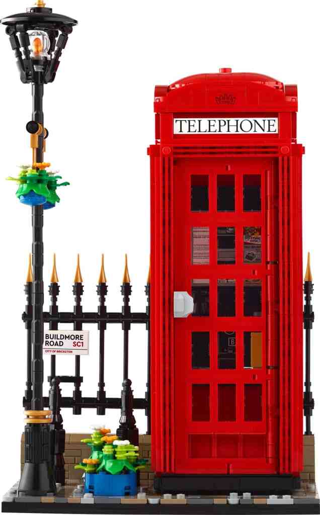lego ideas red london telephone box