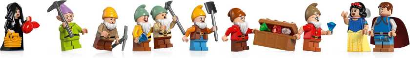 lego disney snow white and the seven dwarfs cottage