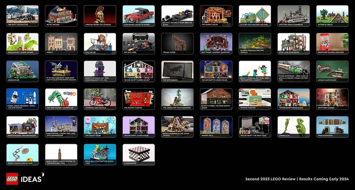 LEGO Ideas Second 2023 Review Presents 49 Qualifiers