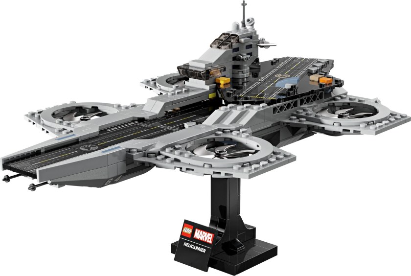 lego marvel the avengers helicarrier