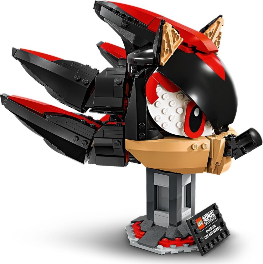 lego shadow the hedgehog bust