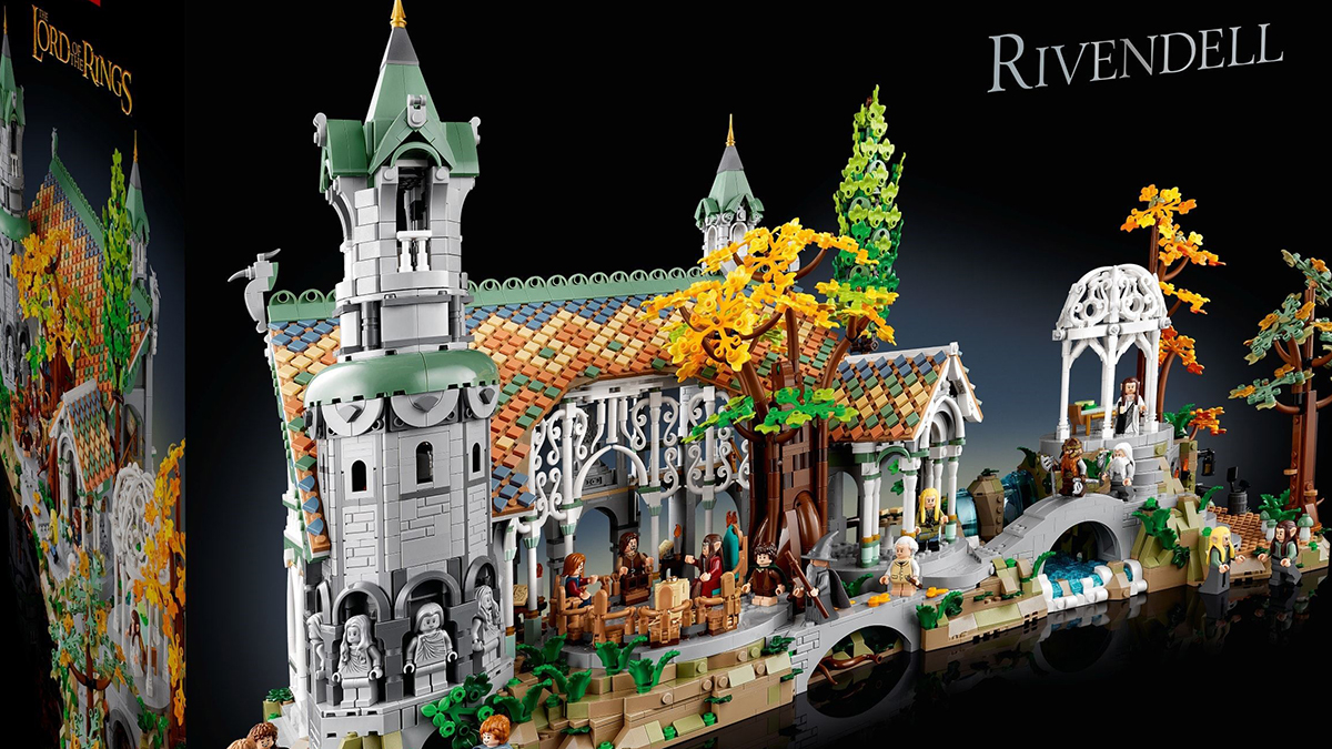 A Closer Look at the LEGO Icons The Lord of the Rings: Rivendell (10316) Set