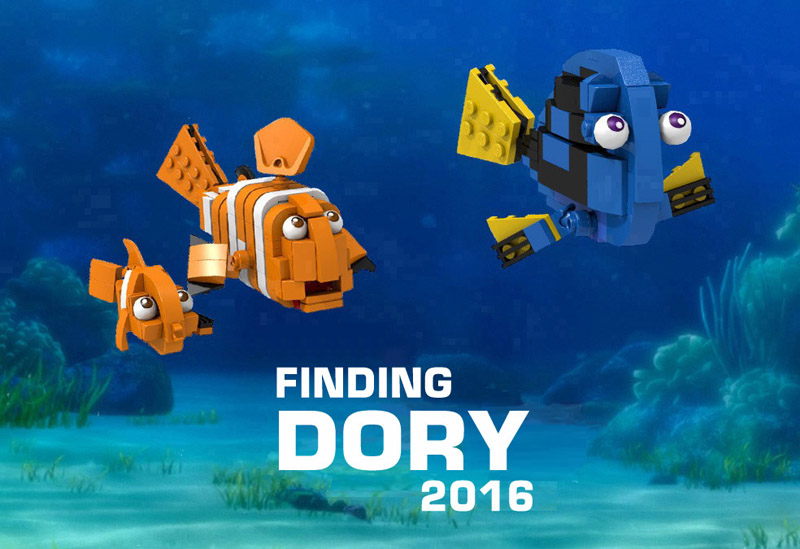 This Custom LEGO Finding Dory Build Is A Promising One