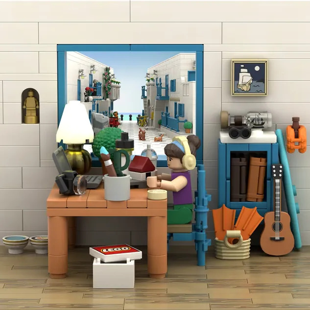 lego ideas lofi girl