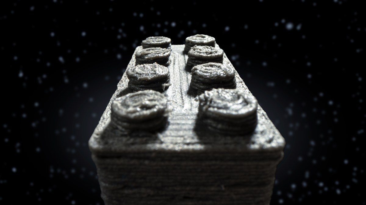 3D-Printed LEGO Space Bricks Help Astronauts Build Shelters on the Moon