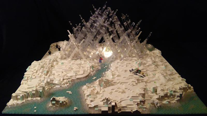 Custom LEGO Fortress of Solitude