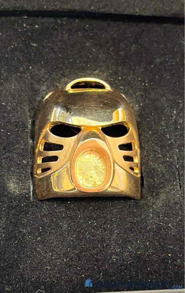 gold lego bionicle hau mask 3