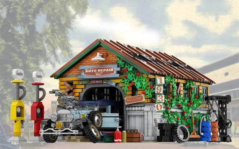 ideas legoceo garage1930s 1