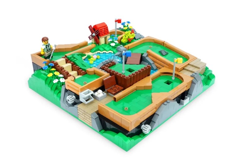 ideas legoparadise minigolf
