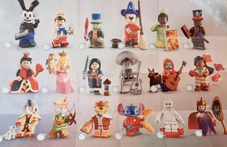 lego 71038 disney minifigures