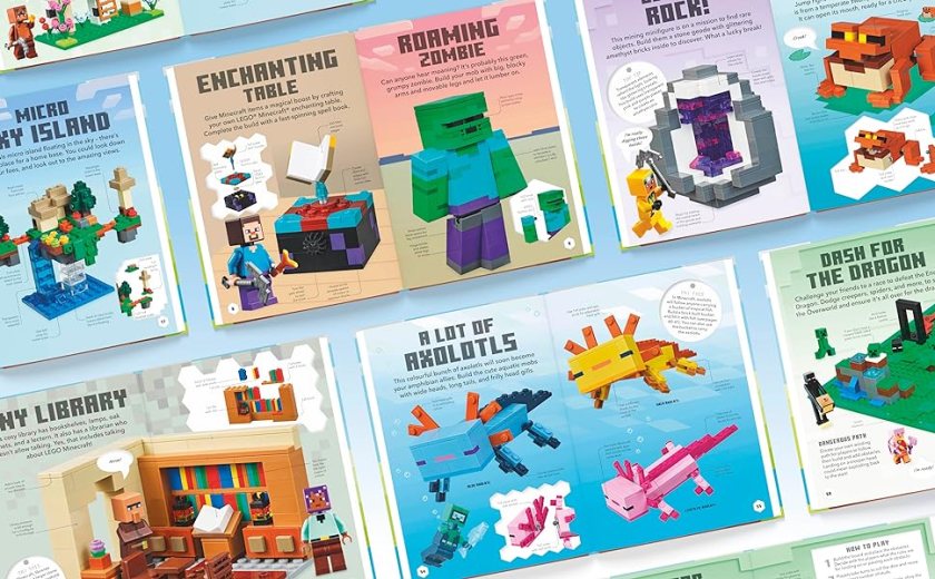 lego minecraft ideas book