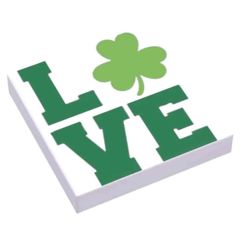 Love Shamrock Tile