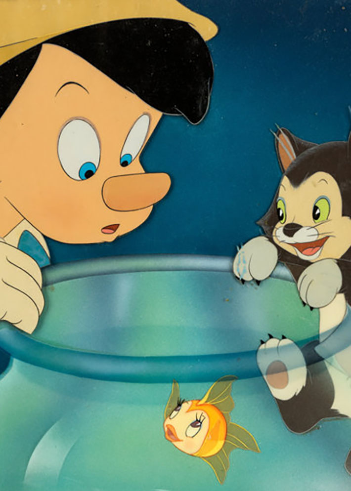 pinocchio with fish bowl