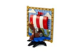 Viking Ship 3D Mosaic