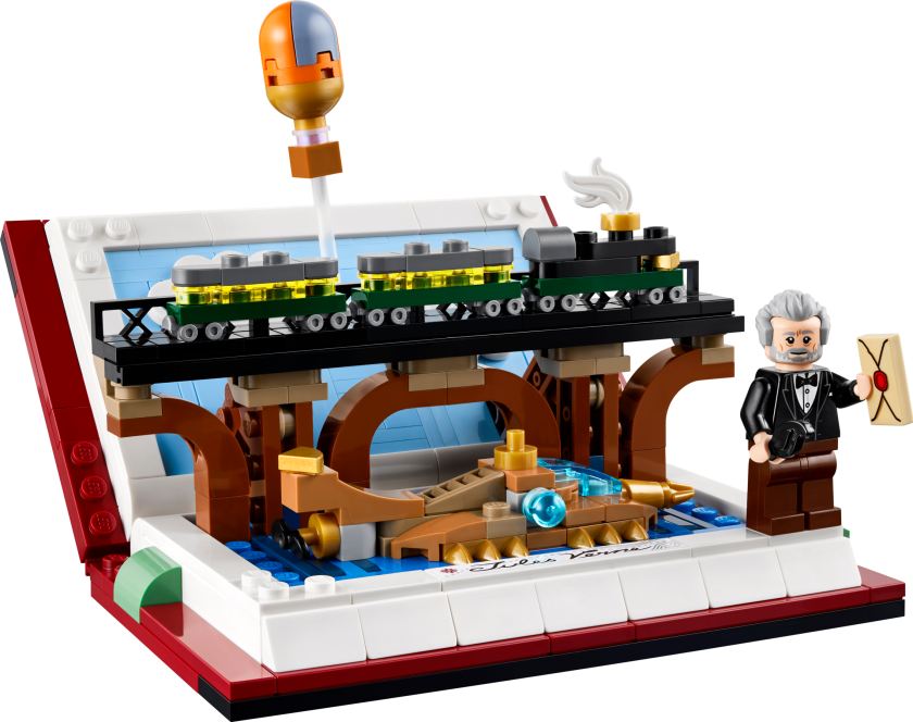 lego tribute to jules verne's books