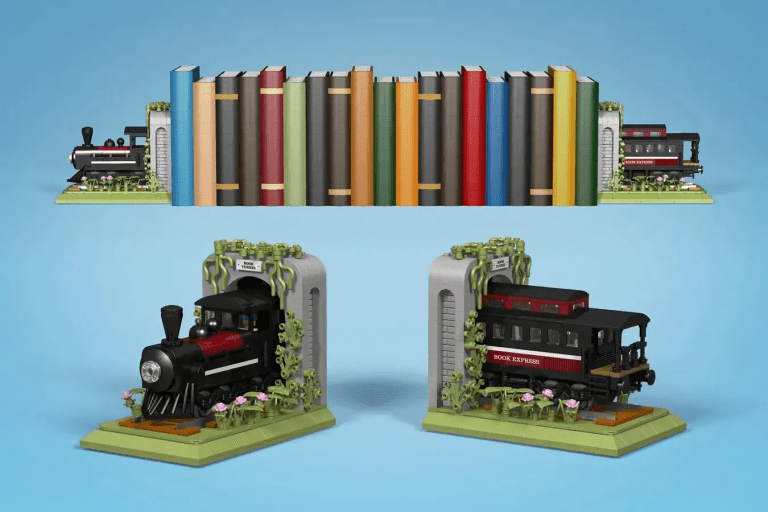 train bookends
