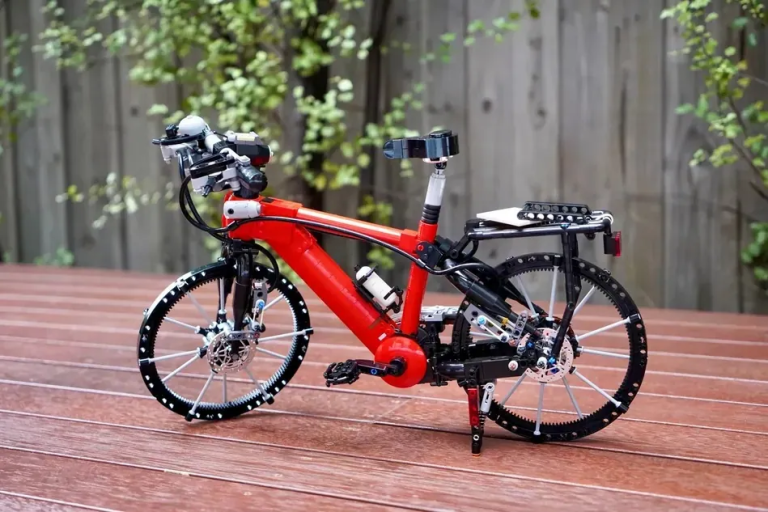 working lego bicycle